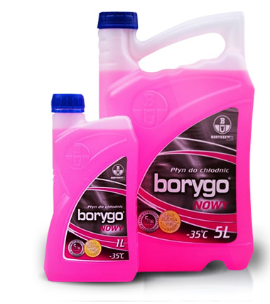 płyn do chłodnic BOR 5L BORYGO
